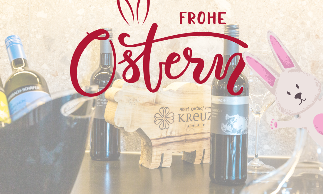 Frohe-Ostern_mit Weinflaschen vom Weingut Eberbach-Schäfer