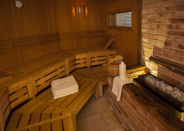 Finnische Sauna sKreuz Steinheim