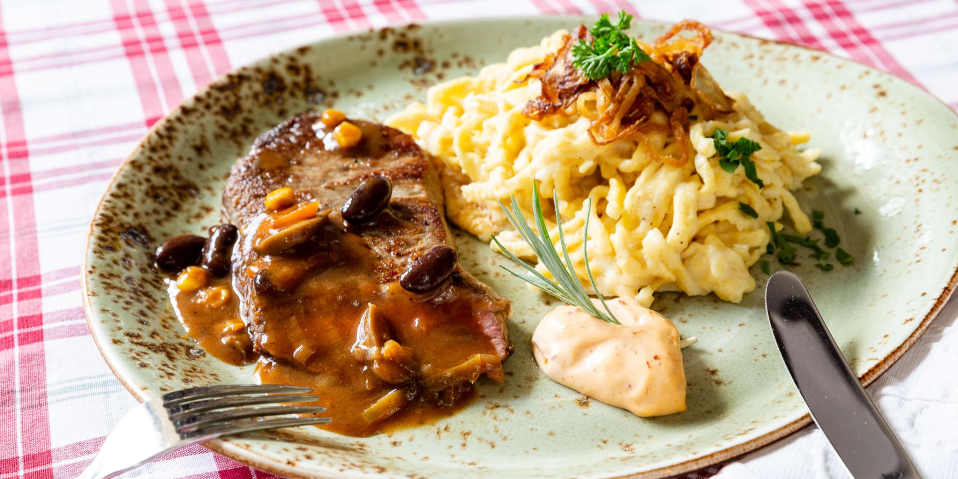 Chefrostbraten Restaurant sKreuz Steinheim