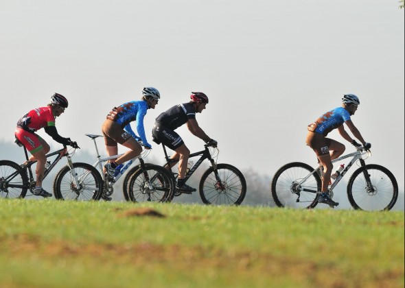 Fahrrad fahren Schwäbische Alb sKreuz Steinheim